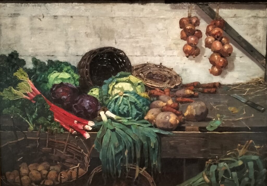 William York Macgregor, The Vegetable Stall, c 1884, National Gallery of Scotland