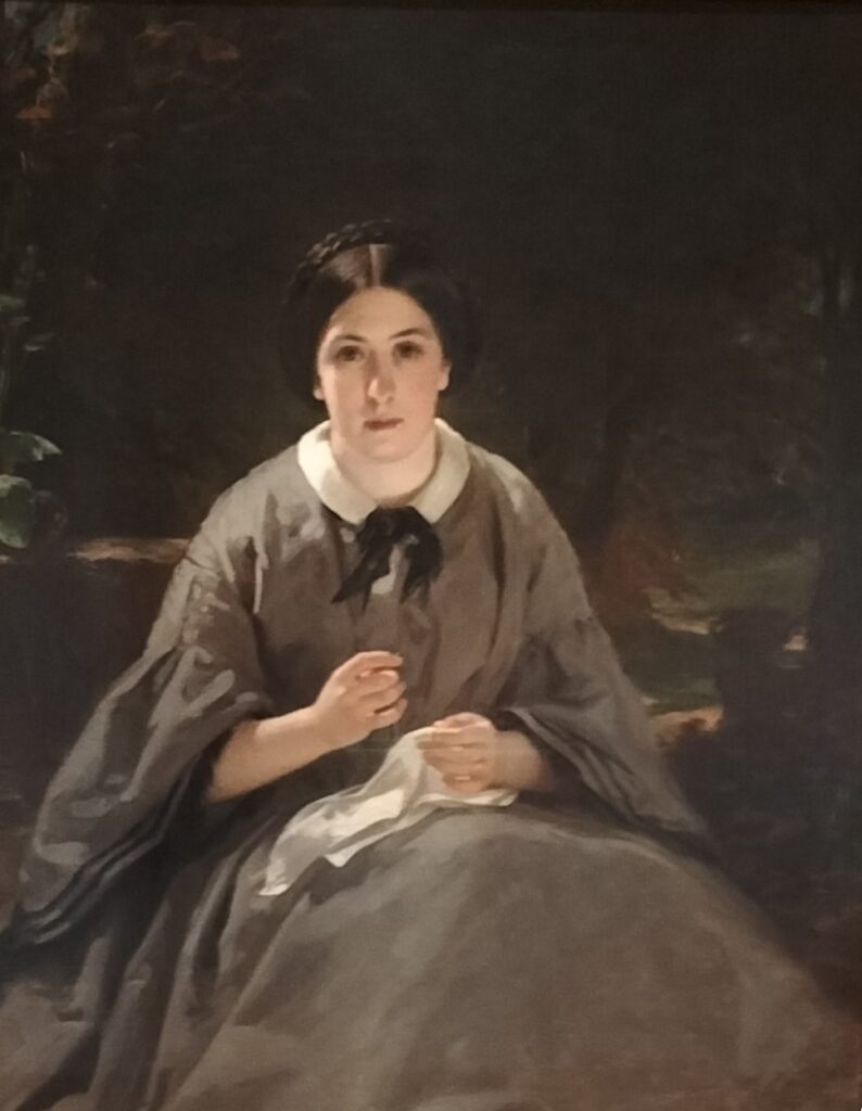 Sir Daniel Macnee, A Lady in Grey, 1859, National Gallery of Scotland.