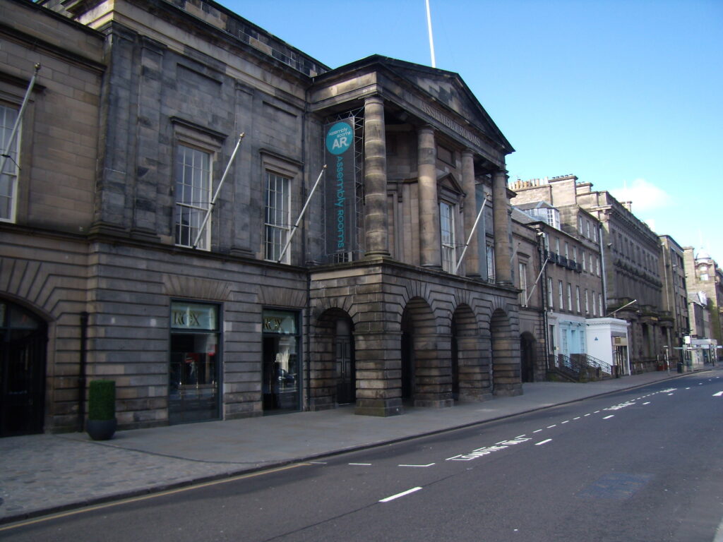 Assembly Rooms, Edinburgh, 2025.