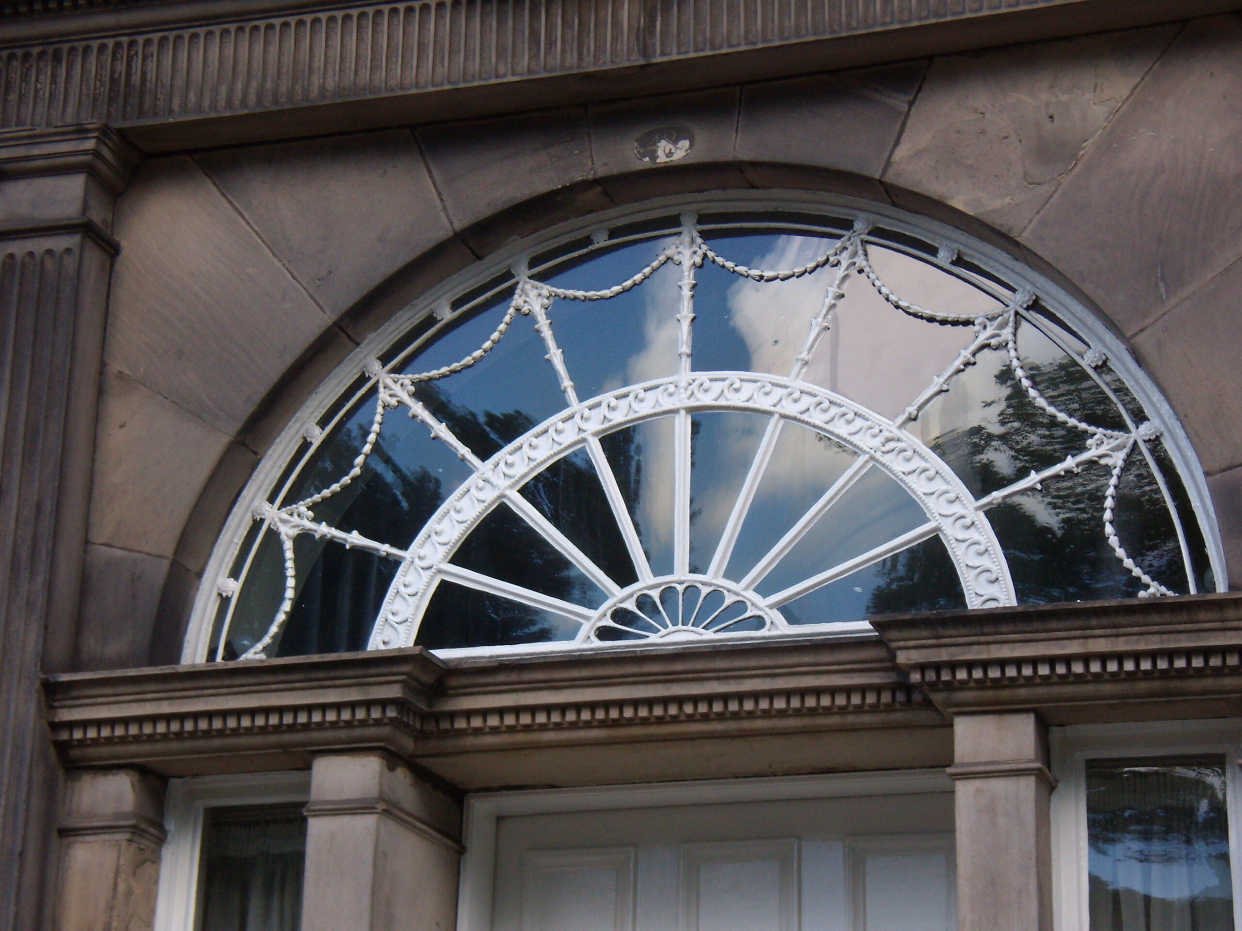 Fan Light, Queen Street, Edinburgh, 2025.