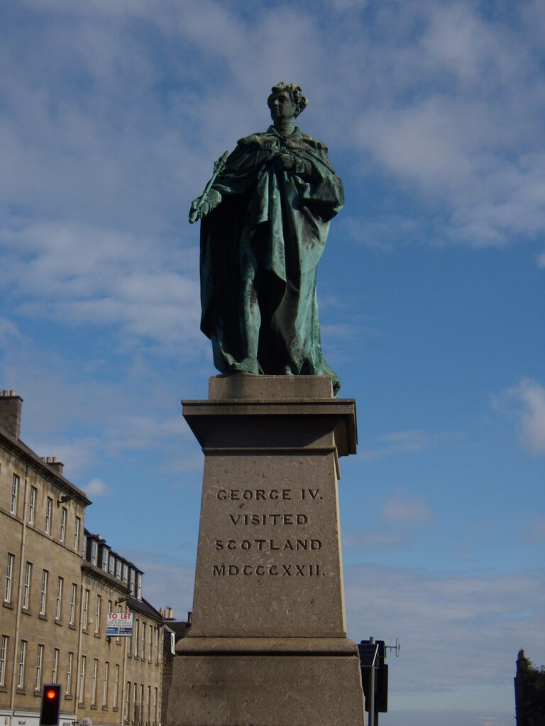 Statue of George IV, Edinburgh, 2025.