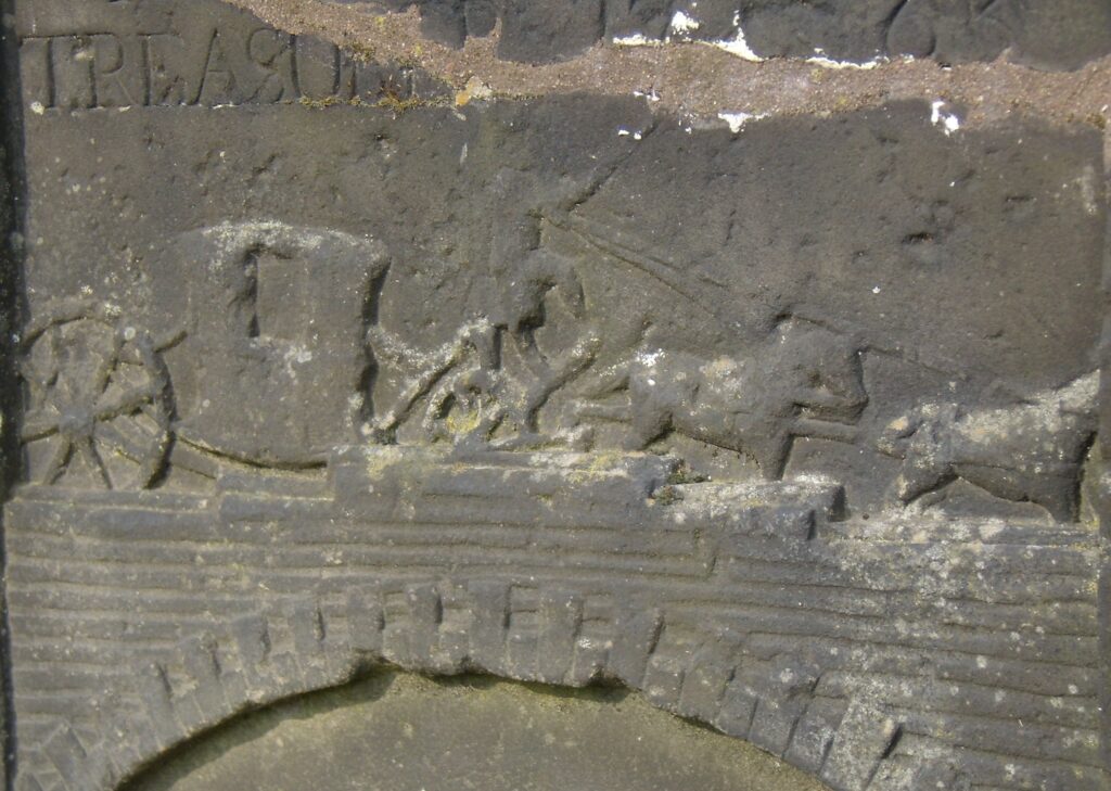 Coachman's Stone in Canongate Kirkyard, Edinburgh, 2025.