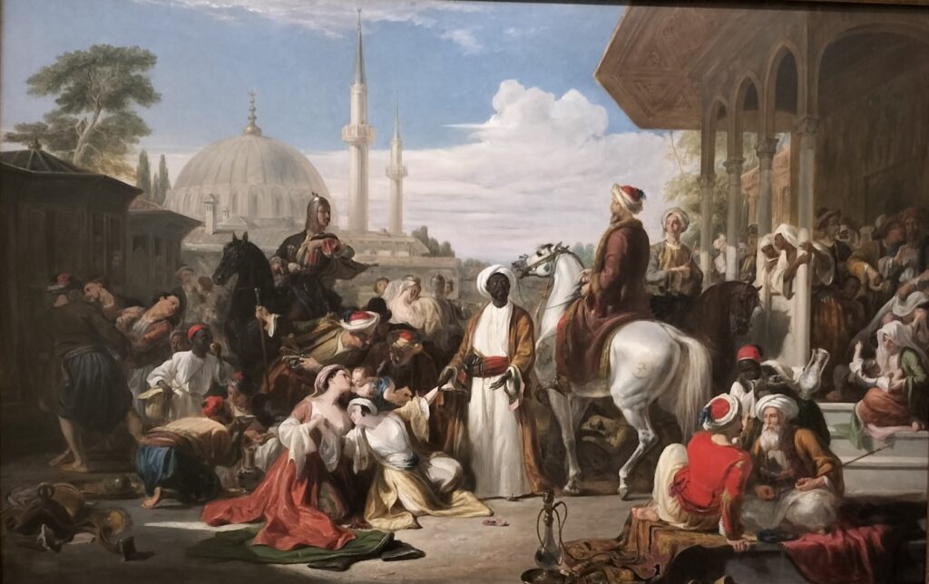 Sir William Allan, The Slave Market, Constantinople, 1838, SNPG