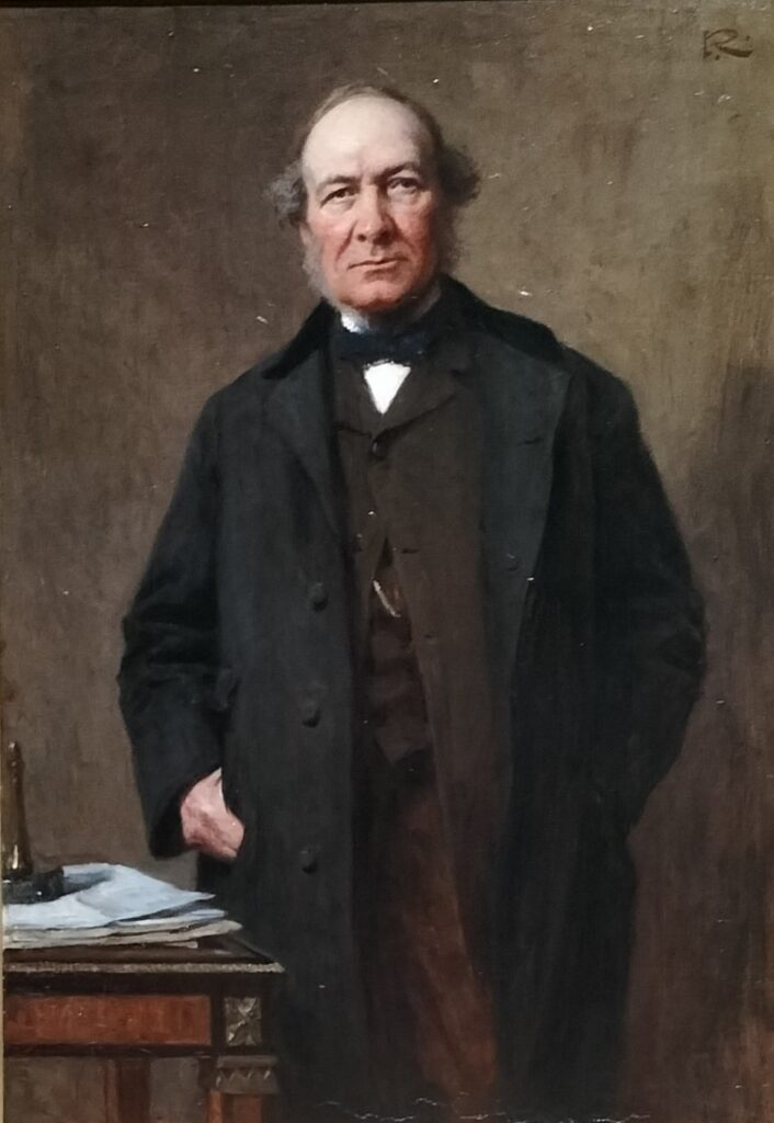 Portrait of Thomas Stevenson. Artist: Sir George Reid. Photography credit: Alastair Learmont, 2025.